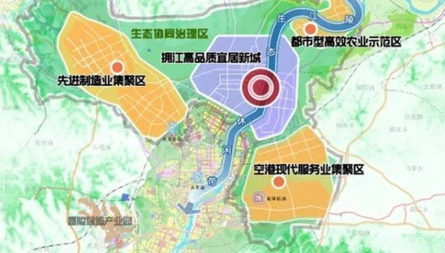 规划面积398平方公里，四川南充临江新区规划、定位、交通布局定了