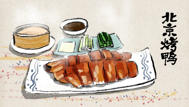 烤鸭,美食,餐饮