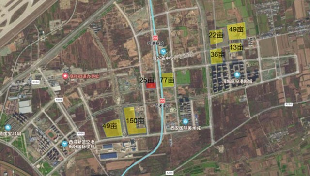 龙湖苏宁摘地 | 空港新城土地密集挂牌出让 成交570亩八宗开发用地