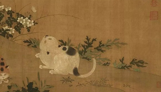 李迪《狸奴小影图》：宋人有多爱猫？