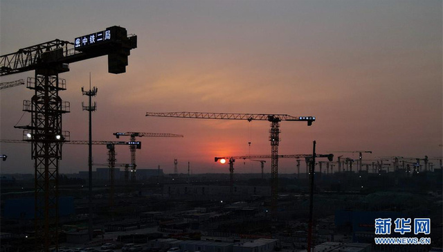 河北雄安新区容西片区建设有序推进