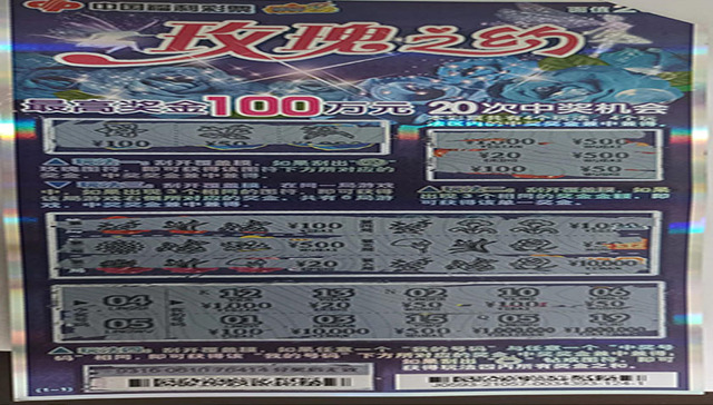 宁波彩友喜中刮刮乐“玫瑰之约”百万大奖