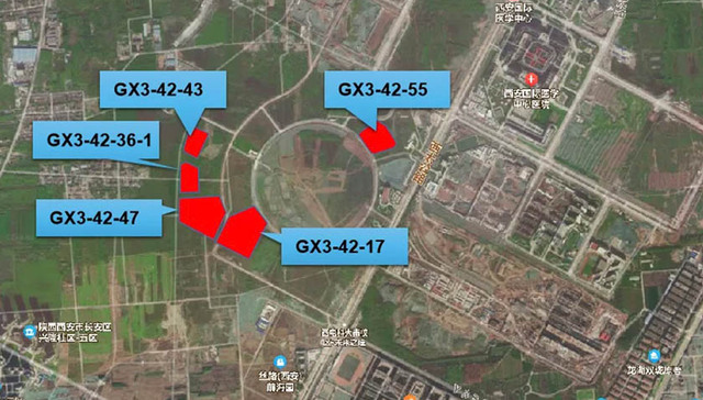 高新区丝路科学城底价成交7宗共191亩商服用地