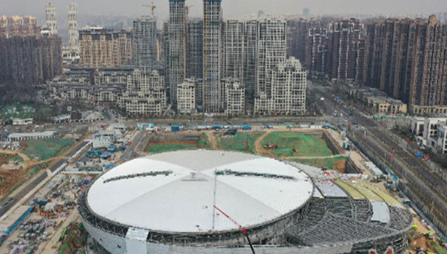 西安曲江文体中心6月底交付