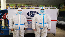 一线故事 | 快递小哥助力物资分发，志愿者是崂山战“疫”的靓丽风景线