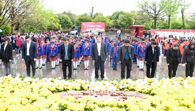 巴中市巴州区三小开展清明节祭英烈活动