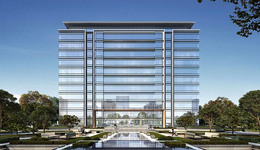 白桦林天成作为扬尘治理模范工地接受同行观摩学习