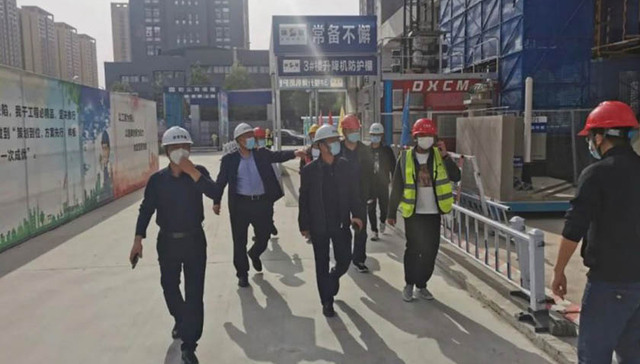 西安市住建局赴航天基地督导住建领域安全生产工作