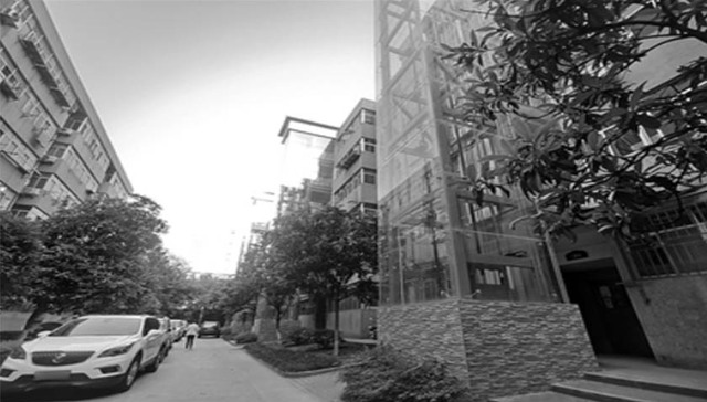 老小区装上电梯 美观又方便
