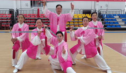 驻马店市老年人体育协会到正阳县调研指导老年健身场地建设