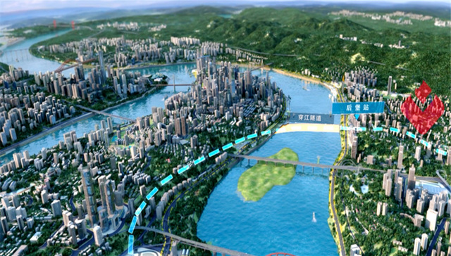 重庆首条轨交穿江隧道来了，位于水下50米 设计寿命100年