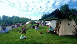 助推乡村振兴，成都崇州天寿村沈家船湿地露营拓展基地营业