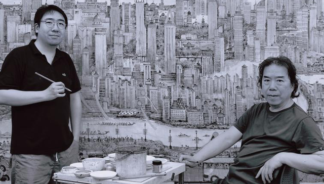 城长记｜丁筱芳、丁阳父子联手再出新作，寄情家乡绘出海派城市精神