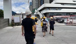 共鉴家期，龙光前海天境举行“工地开放日”活动