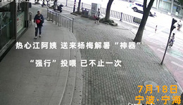 宁海热心阿姨多次“投喂”，电力人凉在身暖在心