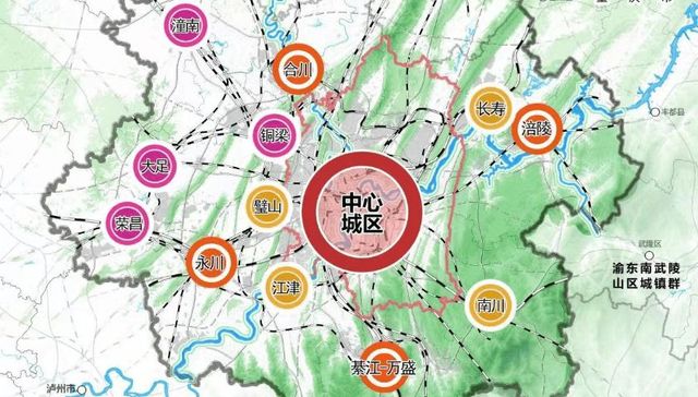 重庆都市圈发展规划正式出炉 将向六个方向对外辐射