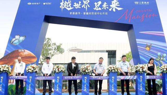 樾世界 见未来 | 紫薇越秀·馨樾府营销中心惊艳绽放