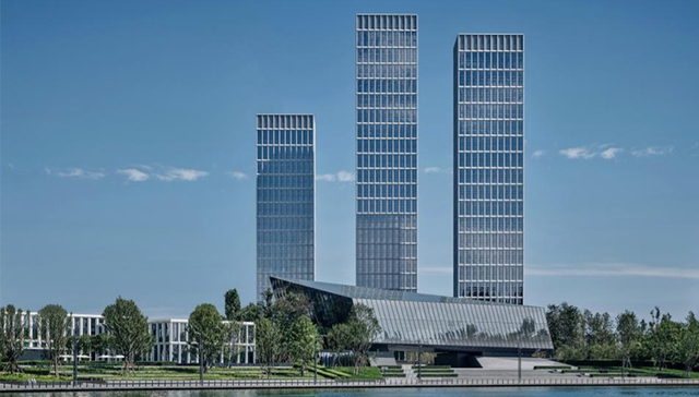 成都蔚蓝湖滨1号：SCDA以蒙德里安为灵感创造的艺术建筑