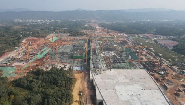 成都铁路枢纽天府至朝阳湖段开工建设，设计时速160公里