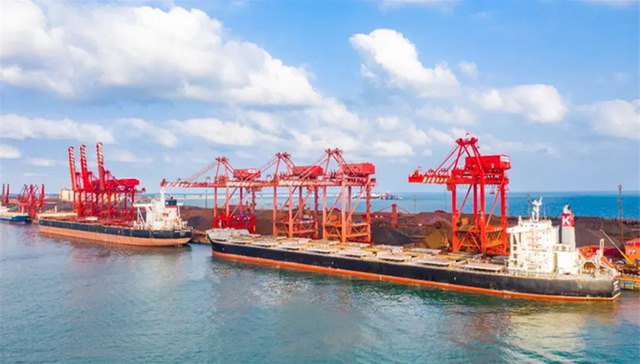全国沿海港口首个！山港昌瑞达矿业(山东)有限公司日照港进口铁矿石粉矿分离密闭堆存项目竣工