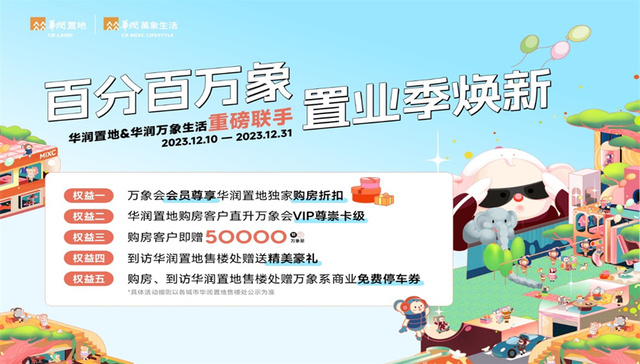 华润置地联手华润万象生活启幕“百分百万象 置业季焕新”活动