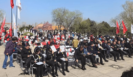 2024年安徽省春分缅怀诵读会在合肥大蜀山文化陵园举行