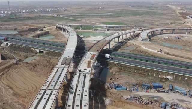 成功浇筑！滁合周高速肥东段完成重要节点工程