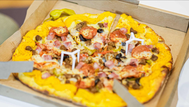 披萨,餐饮,消费,冰淇淋