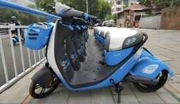 石家莊市共享電單車穿上了“防曬衣”，夏日騎行更舒適