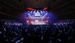 武林風(fēng)世界冠軍巔峰戰(zhàn)暨武林風(fēng)547高端數(shù)字賽在唐山新體育中心圓滿完賽