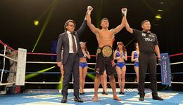 唐山文旅集团自由搏击运动员刘策成功卫冕日本K-1次重量级金腰带