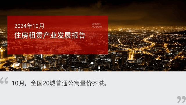 2024年10月住房租赁产业发展报告