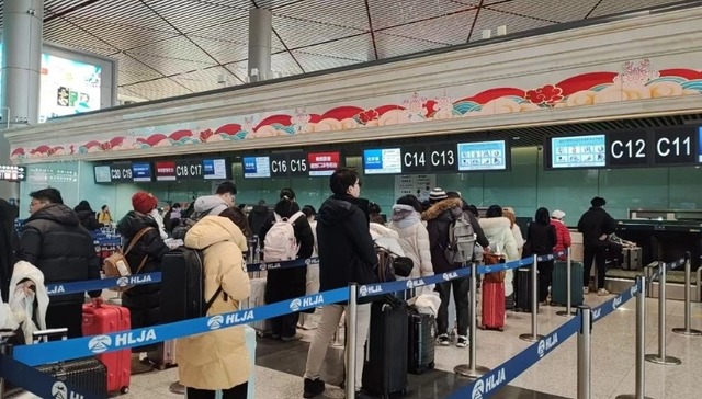 东北第一！哈尔滨机场2024年旅客吞吐量2379.8万人次