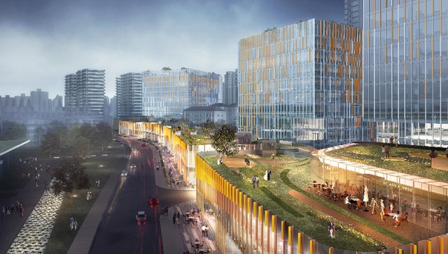 新岸商业中心链接全态资源 打造滨江办公新地标