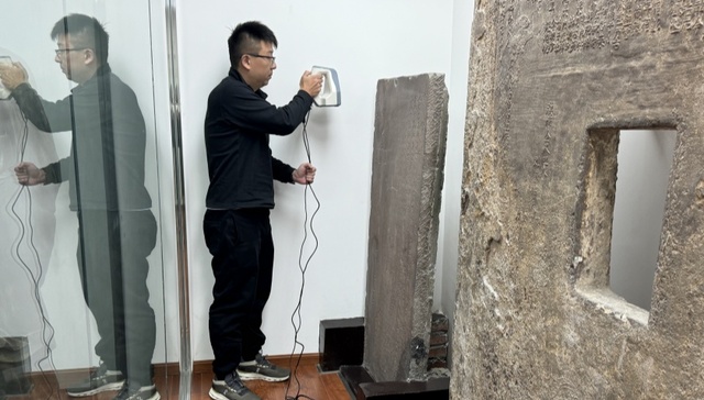 3D数字拓印技术助力，通济堰复活一批清代治水文物