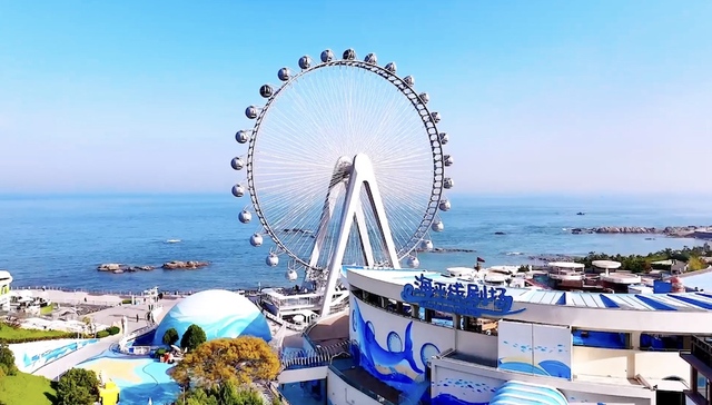 青岛旅游新地标！青岛极地“极地之光·青岛海上摩天轮”鲸彩启航