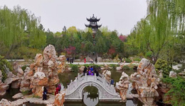 河北磁县：“五一”玩转磁州水墨园