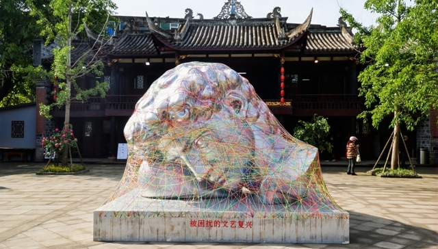 “五一”新玩法，来龙泉驿洛带古镇看传统建筑与现代展览的交融