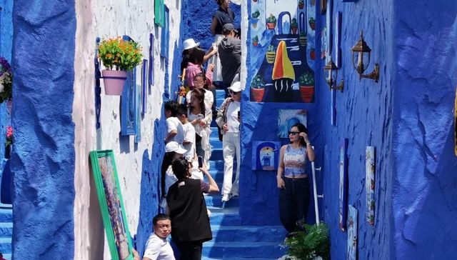 火爆全网！“摩洛哥蓝色小镇”助力冰城文旅“破圈出海”