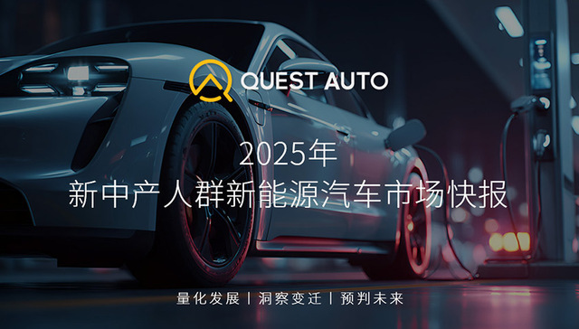 2025年新中产人群新能源汽车市场快报：纯电活跃量占比67%，插混、增程持续增长