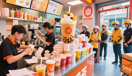 外卖平台混战，烧“焦”茶饮加盟商