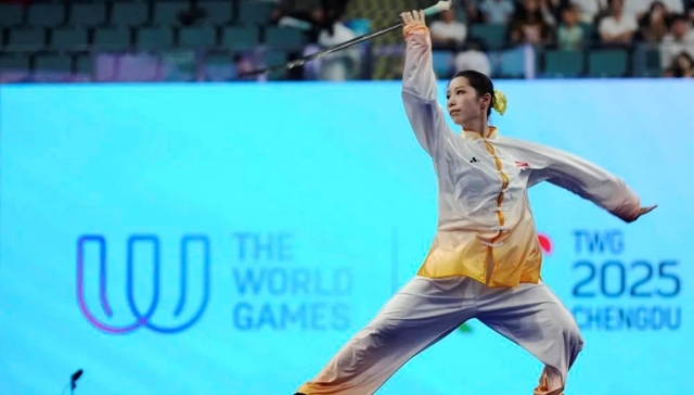 中国代表团首金在成都高新赛区诞生！