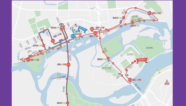 速看！哈马赛道路线图、起终点布局图发布