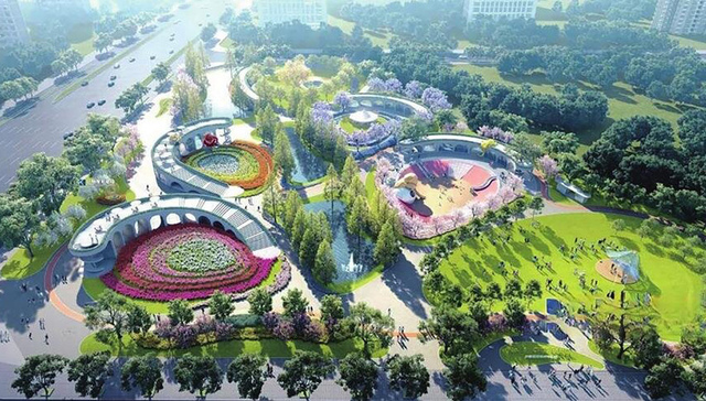 壹号城市公园试验段预计10月对外开放