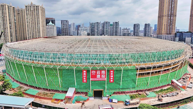 昆明拓东体育场焕新工程正加速推进