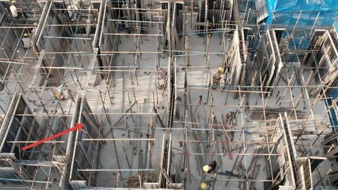 無(wú)人機(jī)“天眼”突檢哈爾濱9大工地，73處隱患直指安全“高空盲區(qū)”