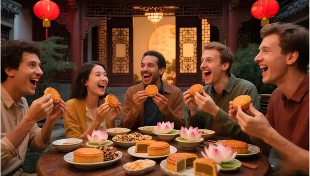 月饼,中秋节,传统节日,出口,