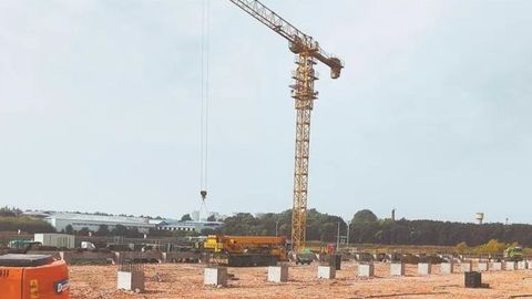 哈爾濱香坊區(qū)高端電氣裝備智能制造基地 多個(gè)廠房建設(shè)同步施工