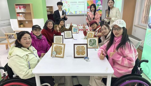 非遗刺绣搭桥 爱心传递温暖｜宁波大学生助力残障人士圆梦
