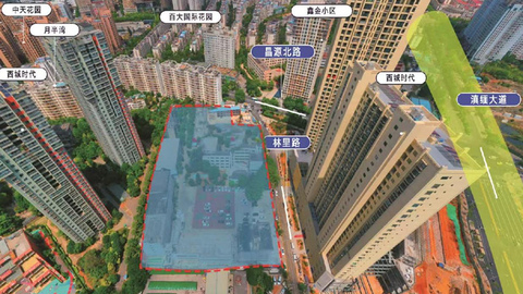 邦泰拿地西城时代旁，昭宗片区城改项目约107亩地成交